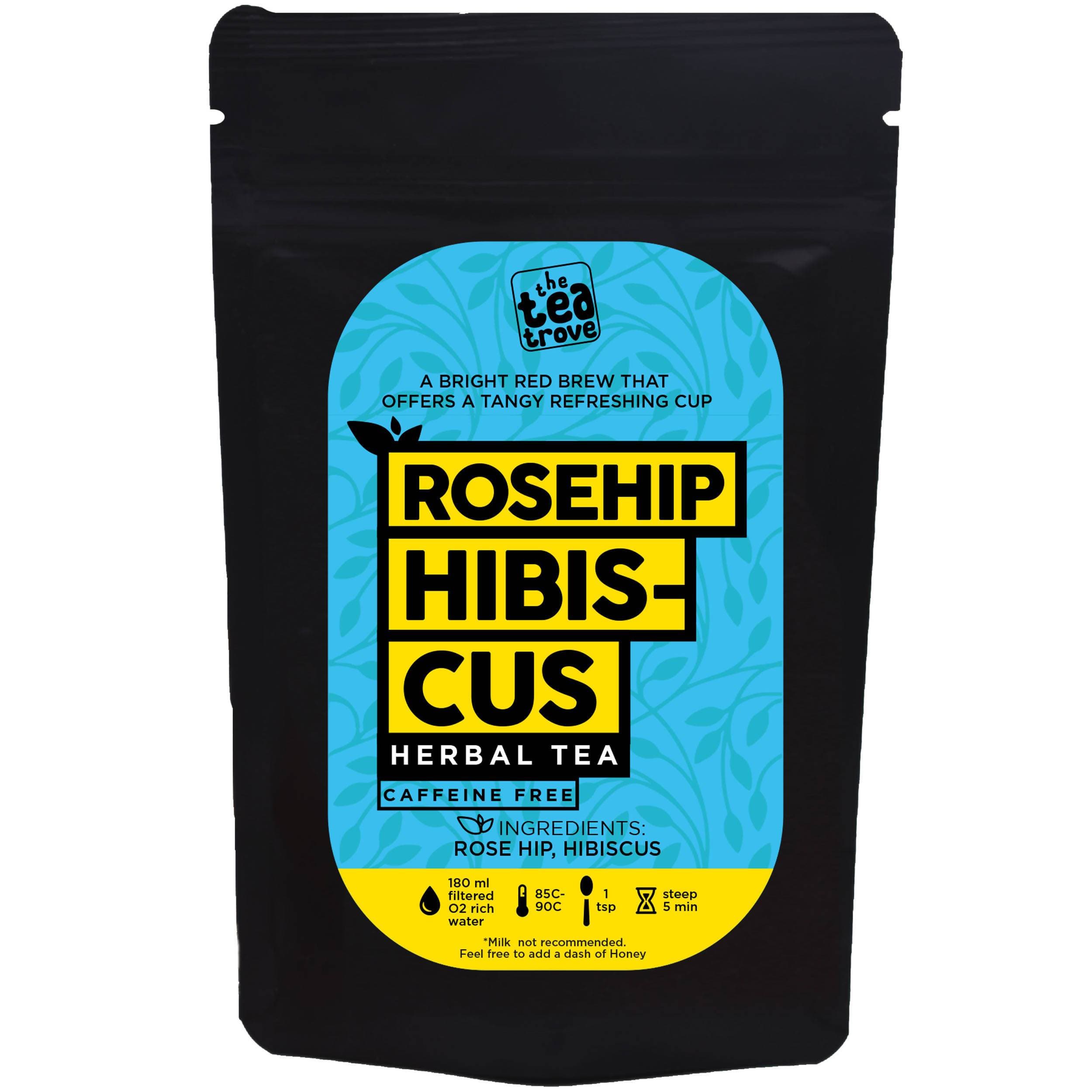 The Tea Trove - Rosehip Hibiscus Herbal Tea | Grocsy