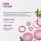 Plum Onion Hair Growth Oil For Hair Fall Control With Bhringraj Oil | Grocsy