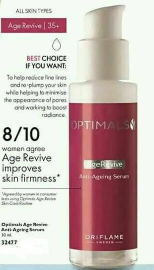 Oriflame Optimals Age Revive Anti-Ageing Serum | Grocsy