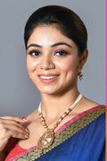 Joban Fashion Women Golden White Ruby Pendant Set With Earrings | Grocsy