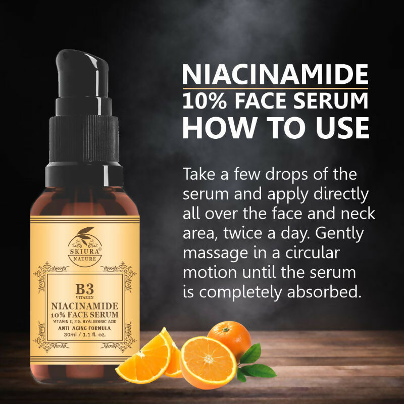 Skiura Nature 10% Niacinamide Face Serum | Grocsy