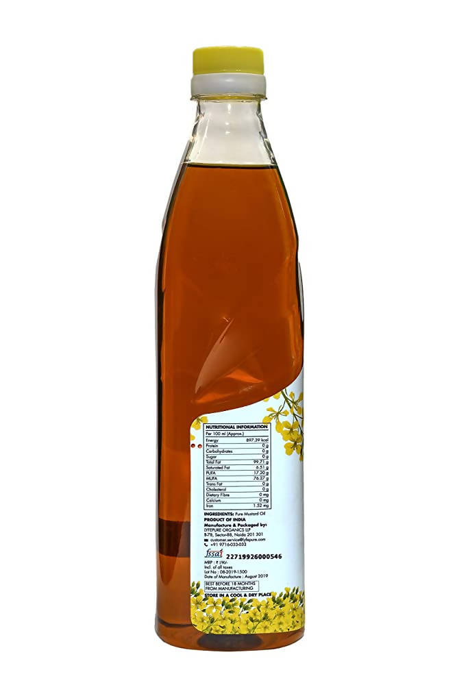 Lyfe Pure Premium Kachi Ghani Mustard Oil | Grocsy