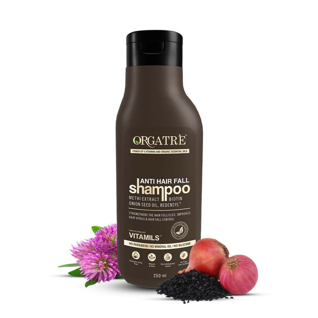 Orgatre Anti Hair Fall Shampoo For Hair Fall Dry & Frizzy Hairs | Grocsy