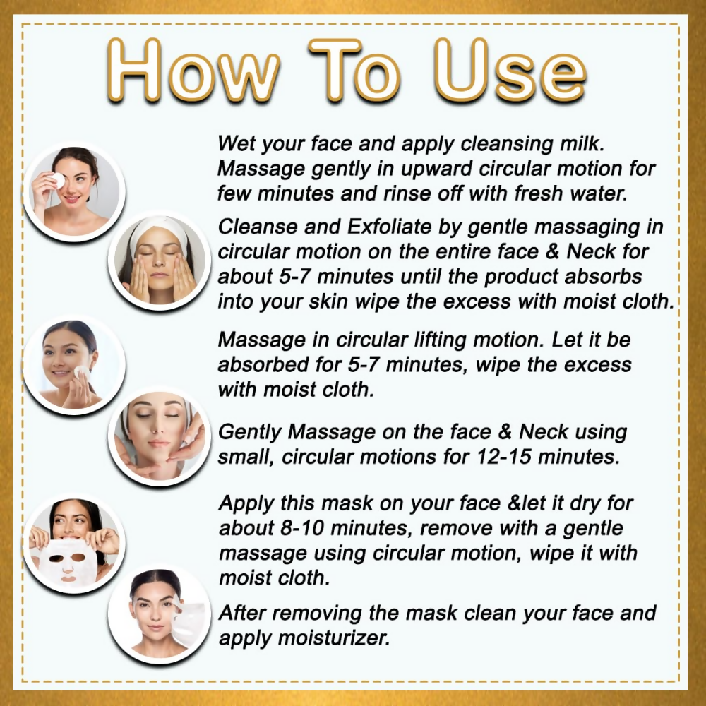 VedicAyurveda Hyaluronic Acid With Vitamin C Facial kit | Grocsy