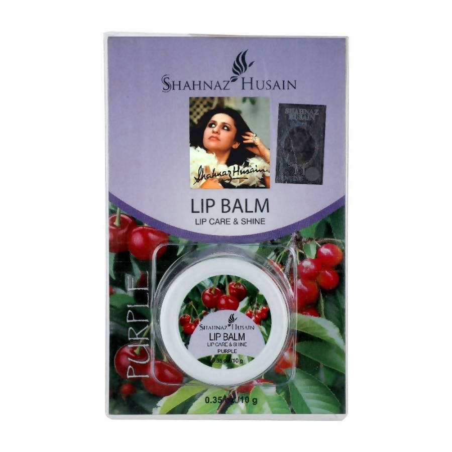 Shahnaz Husain Lip Balm Lip Care & Shine Purple | Grocsy