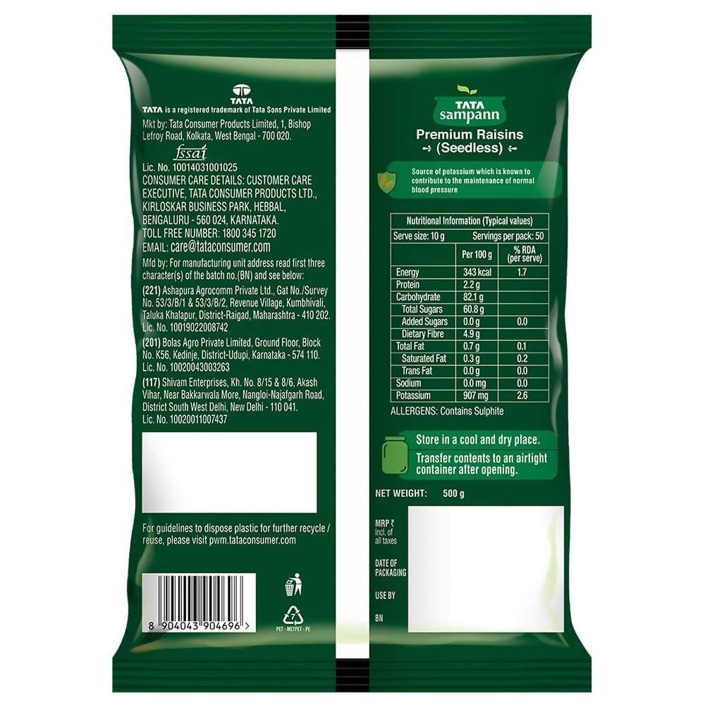 Tata Sampann Pure Premium Raisins | Grocsy
