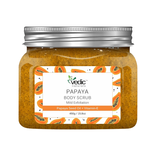 Vedic Naturals Papaya Body Scrub | Grocsy