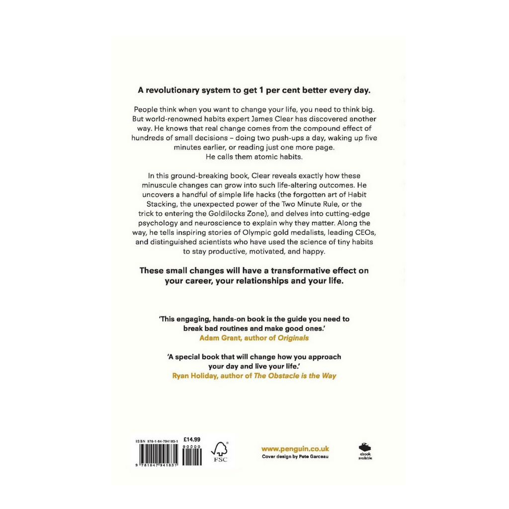 Atomic Habits by James Clear Book | Grocsy