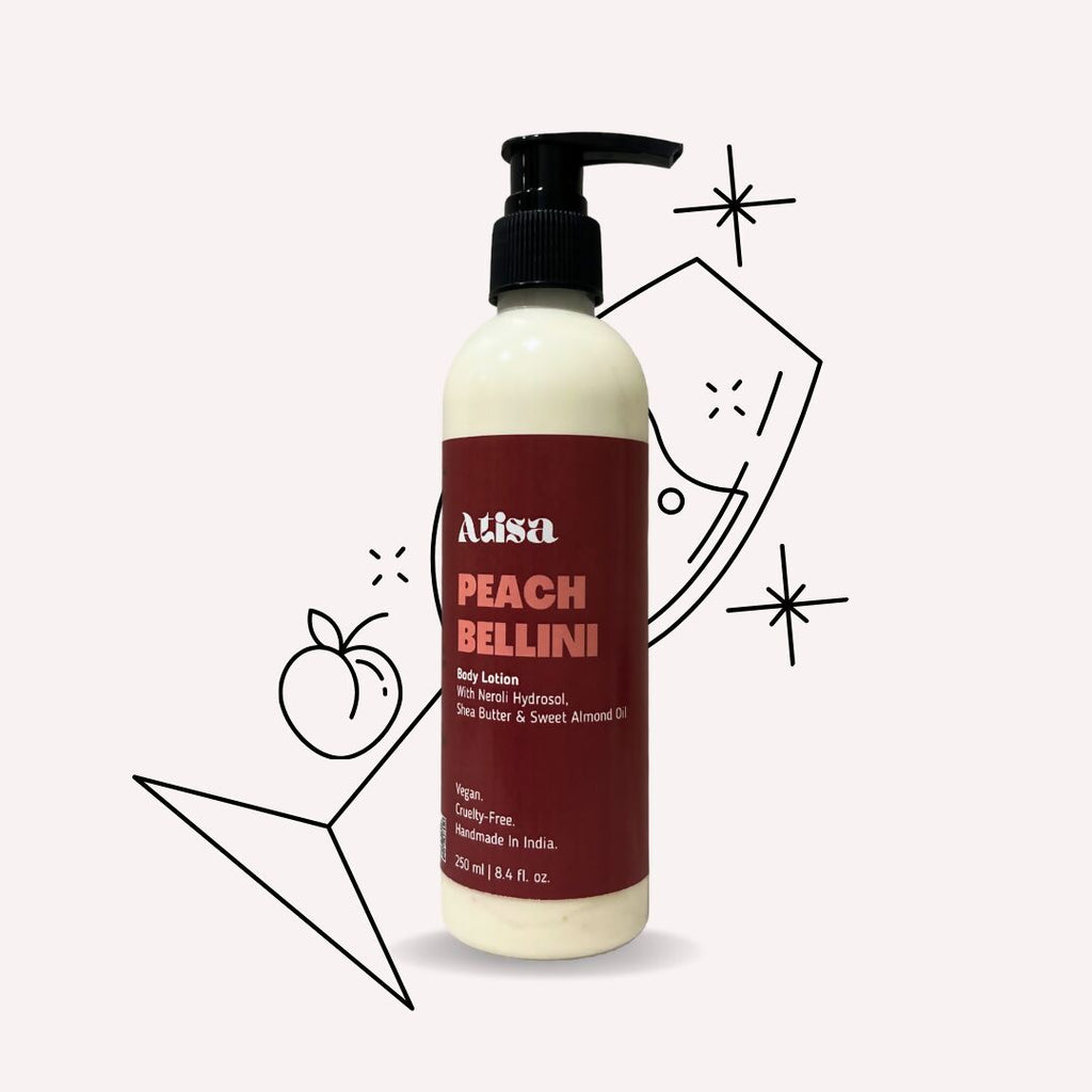 Atisa Peach Bellini Body Lotion | Grocsy