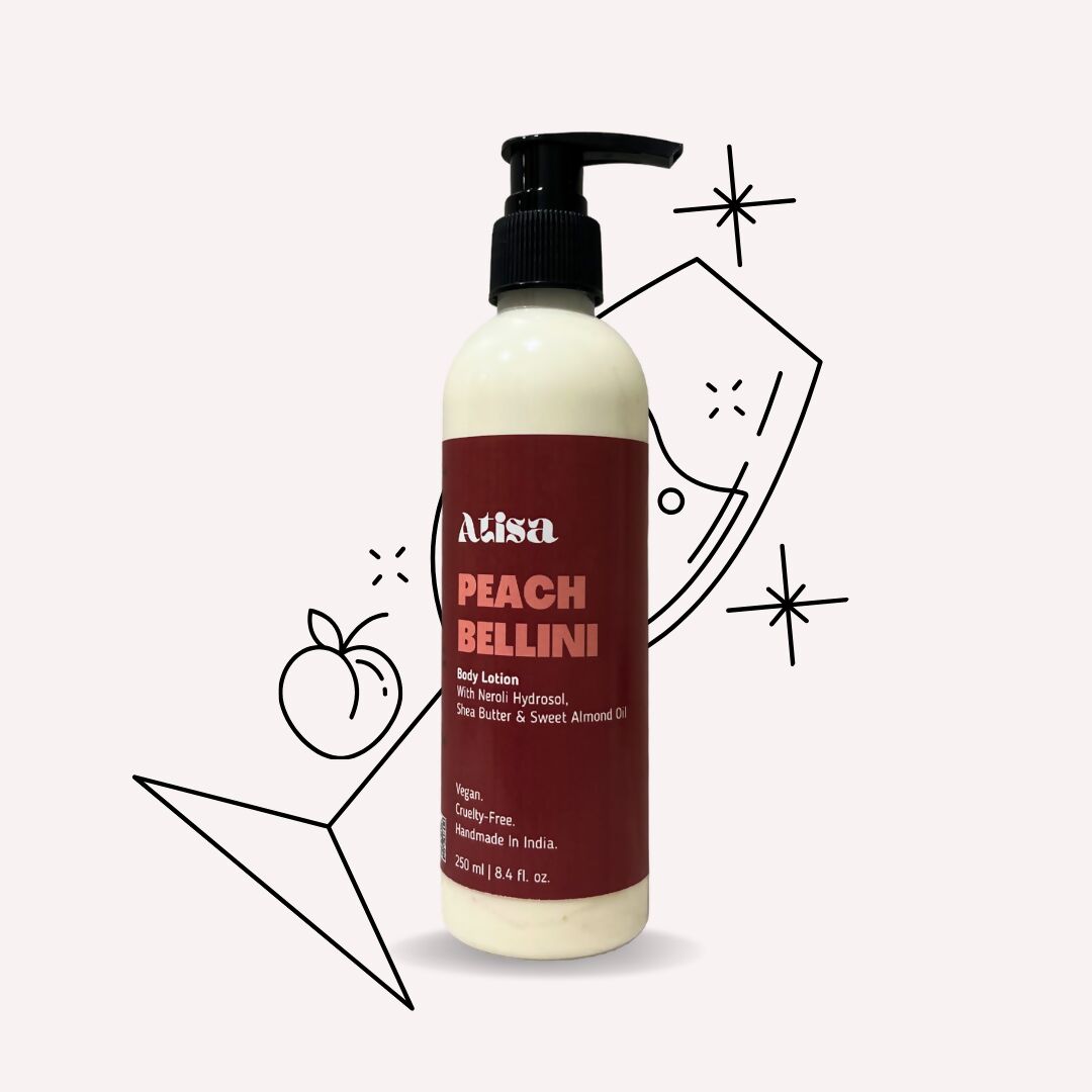 Atisa Peach Bellini Body Lotion | Grocsy