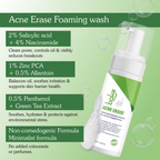 Bake Acne Erase Foaming Face Wash | Grocsy