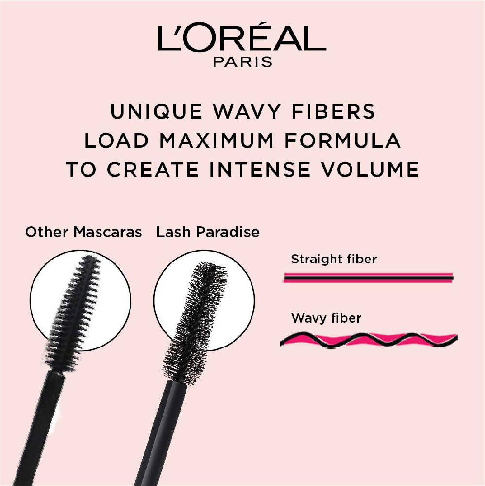 LOreal Paris Voluminous Lash Paradise Mascara 204 Blackest Black | Grocsy