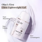 Olay 7in1 Gel Moisturizer with Niacinamide, Vitamin C, Collagen Peptide | Grocsy