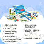 ClassMonitor Phonics Learning Kit with Free Mobile App with Home-Learning Educational kit for Kids of Age 3 Years | Grocsy