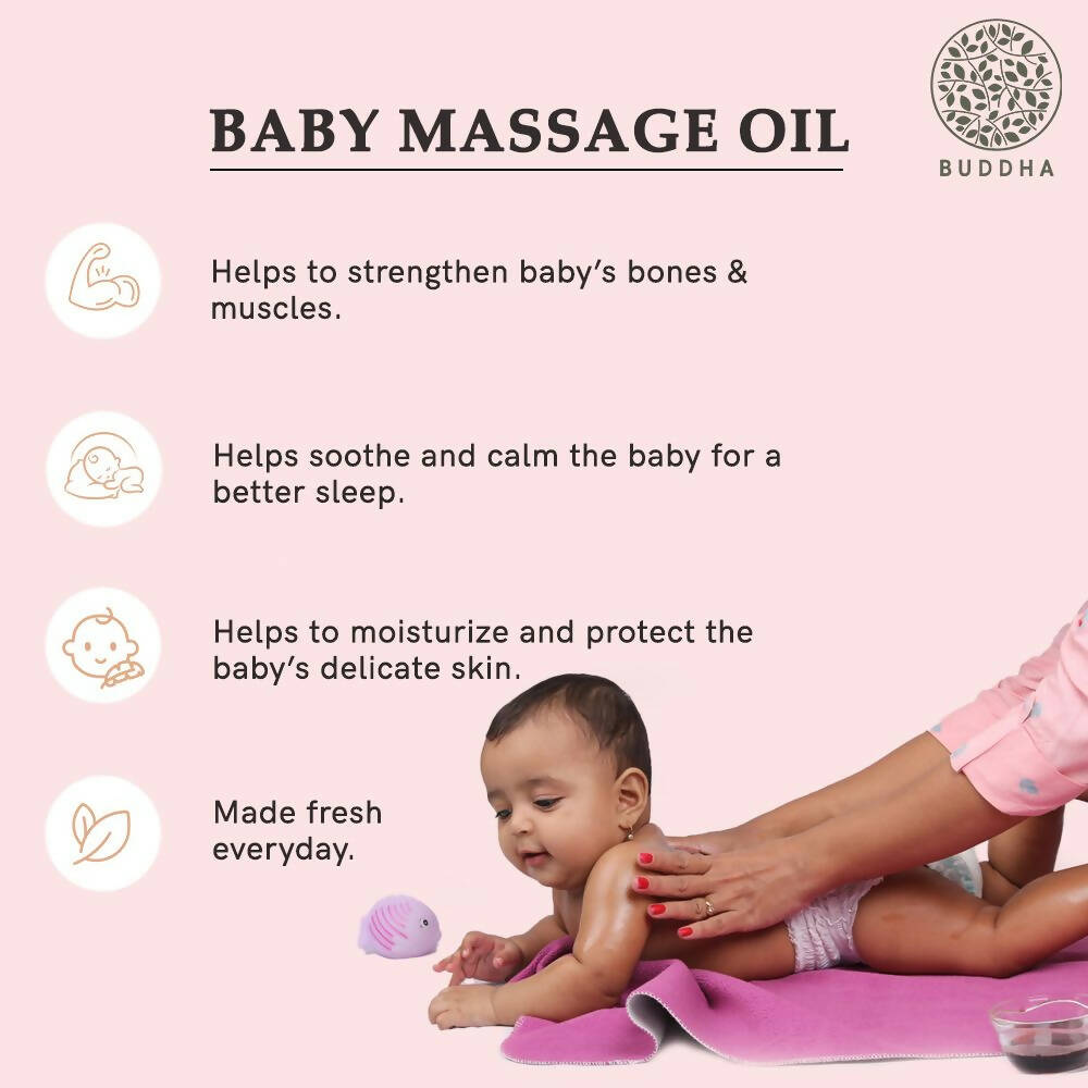 Buddha Natural Baby Massage Oil | Grocsy