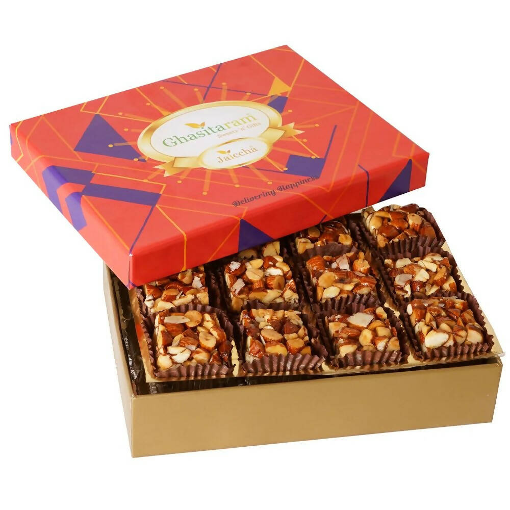 Ghasitaram Sugarfree Almond Delight in Premium Box | Grocsy