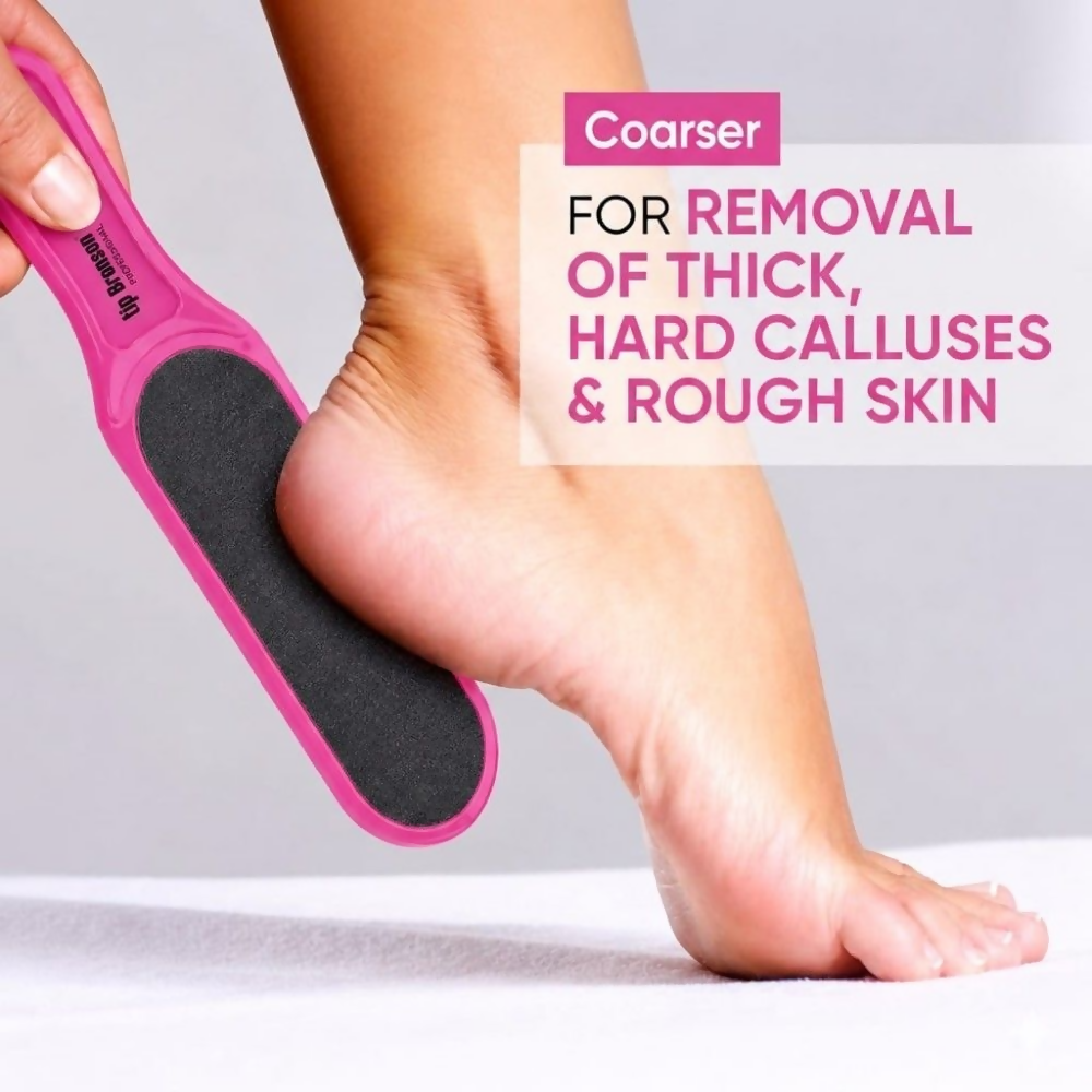 Bronson Professional Double Sided Emery Foot File Callus, Dead Skin Remover | Grocsy