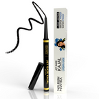 Nourish Mantra Jet Gaze Kajal Urban Rani - Black with Almond Oil & Vitamin E | Grocsy