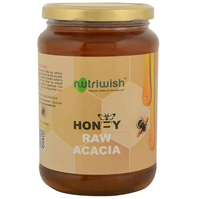 Nutriwish 100% Pure Organic Honey Raw Acacia | Grocsy