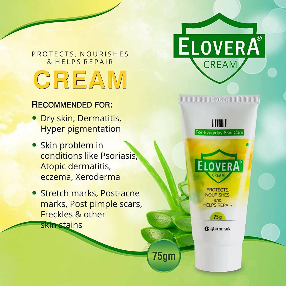 Glenmark Elovera Cream for Everyday Skin Care | Grocsy