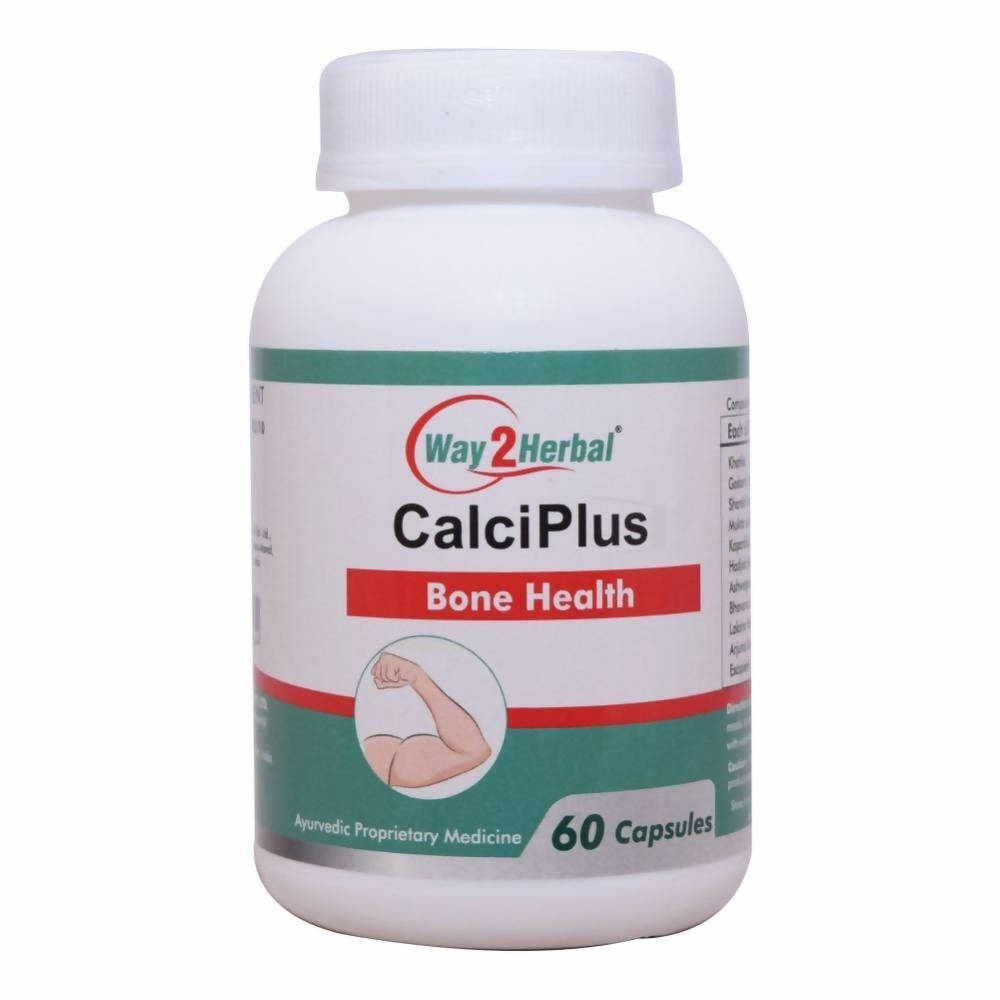 Way2herbal Calci Plus Capsules | Grocsy
