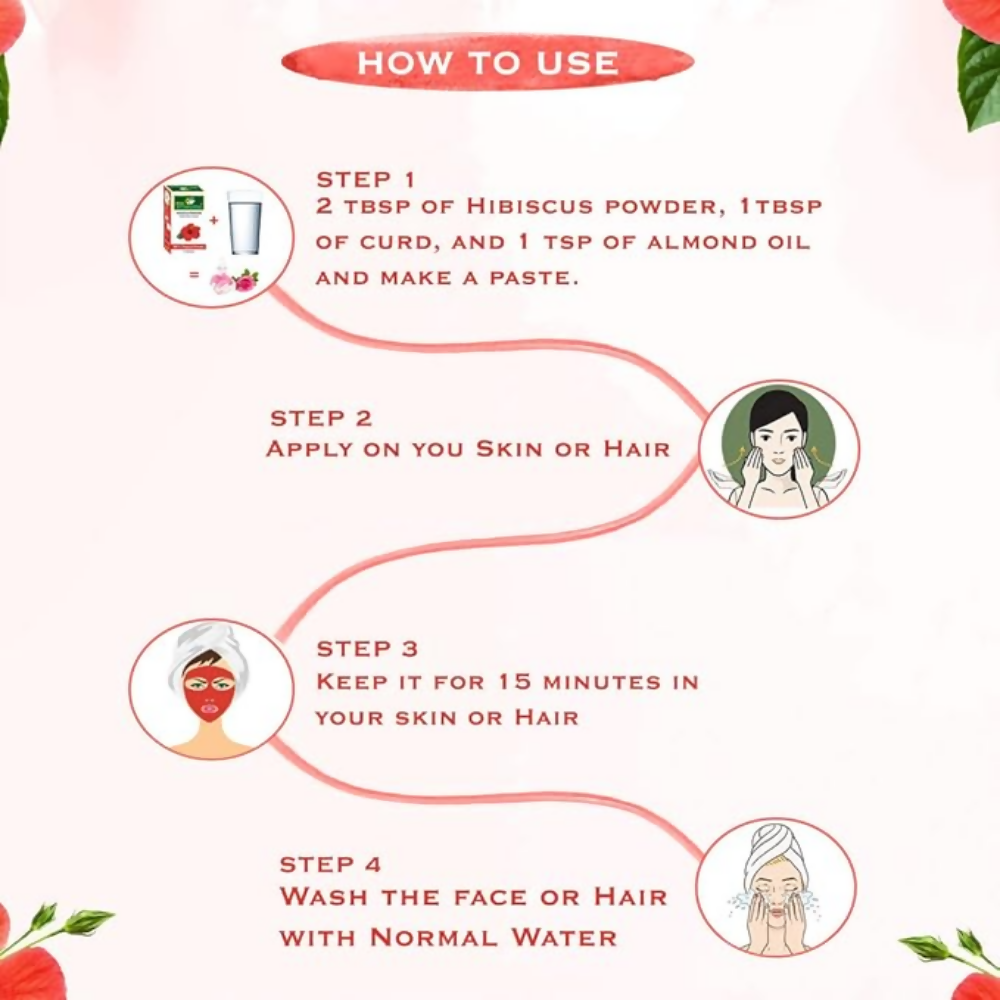VedicAyurveda Bio-Organic Industry Hibiscus Powder | Grocsy