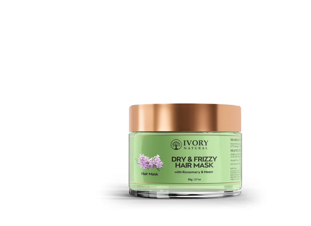 Ivory Natural Dry Rough Hair Mask For Smooths Hair, Frizz Reduction | Grocsy