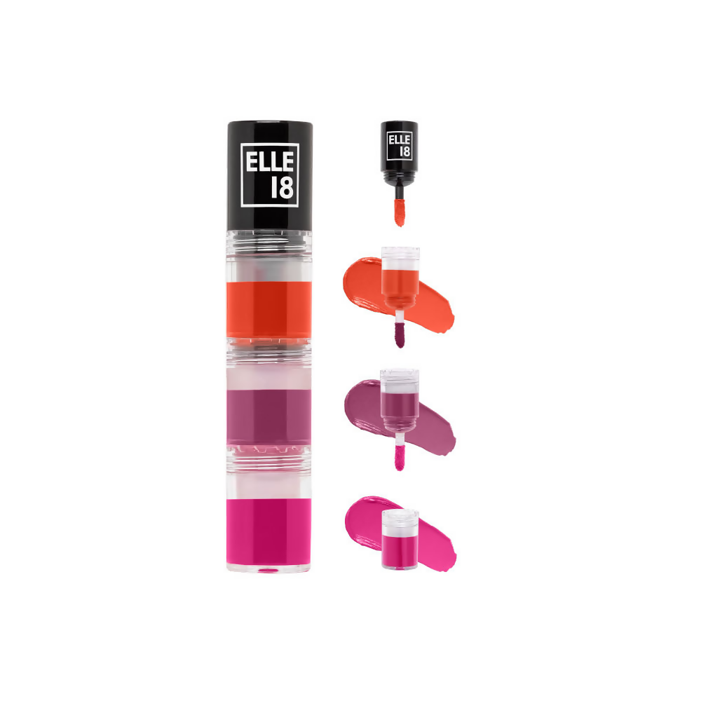 Elle 18 Lit Lip Stack Liquid Lipstick - Prom Night | Grocsy