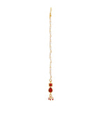 Ruby Raang Red Kundan Maang Tikka | Grocsy