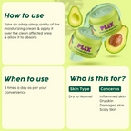 PLIX The Plant Fix Avocado Psoriasis Moisturizing Cream with 2% Omegablue For Dry & Flaky Skin | Grocsy