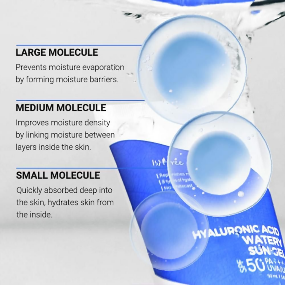 Isntree Hyaluronic Acid Watery Sun Gel SPF 50+ | Grocsy