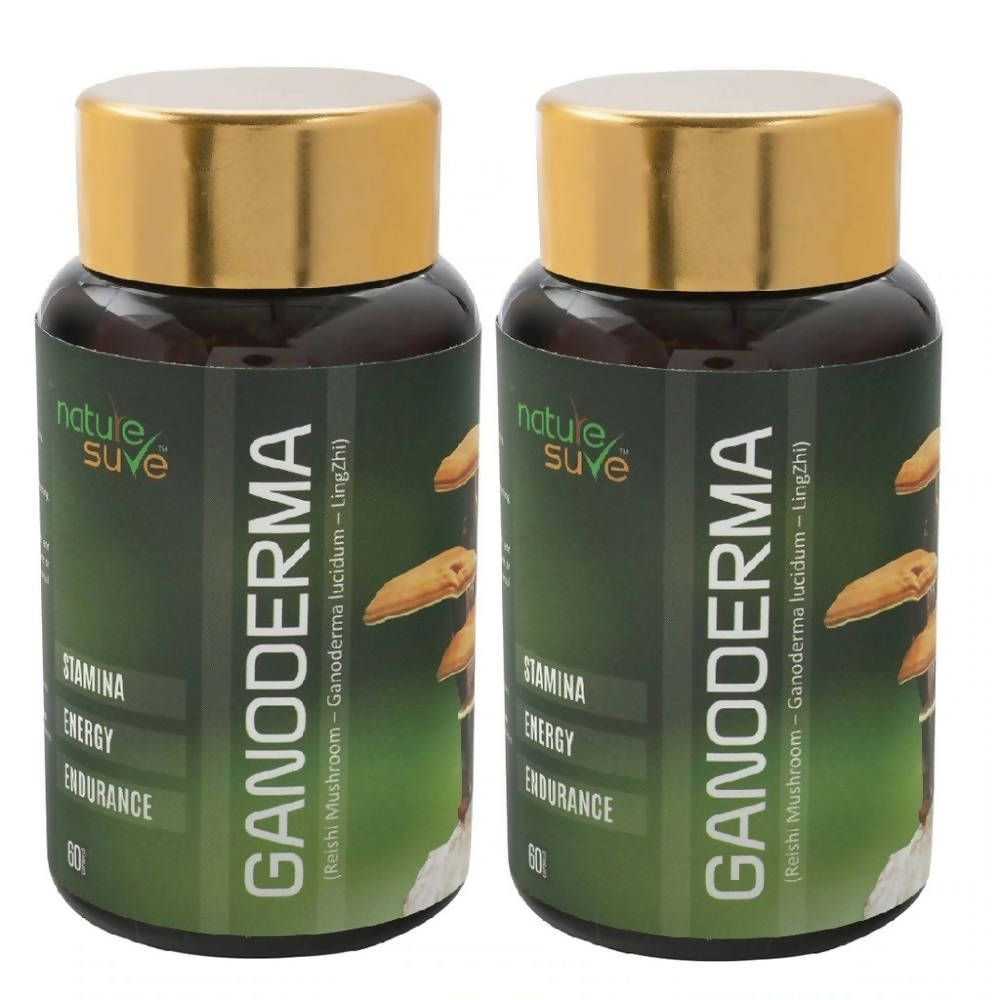 Nature Sure Ganoderma Ling Zhi Reishi Mushroom Capsules | Grocsy