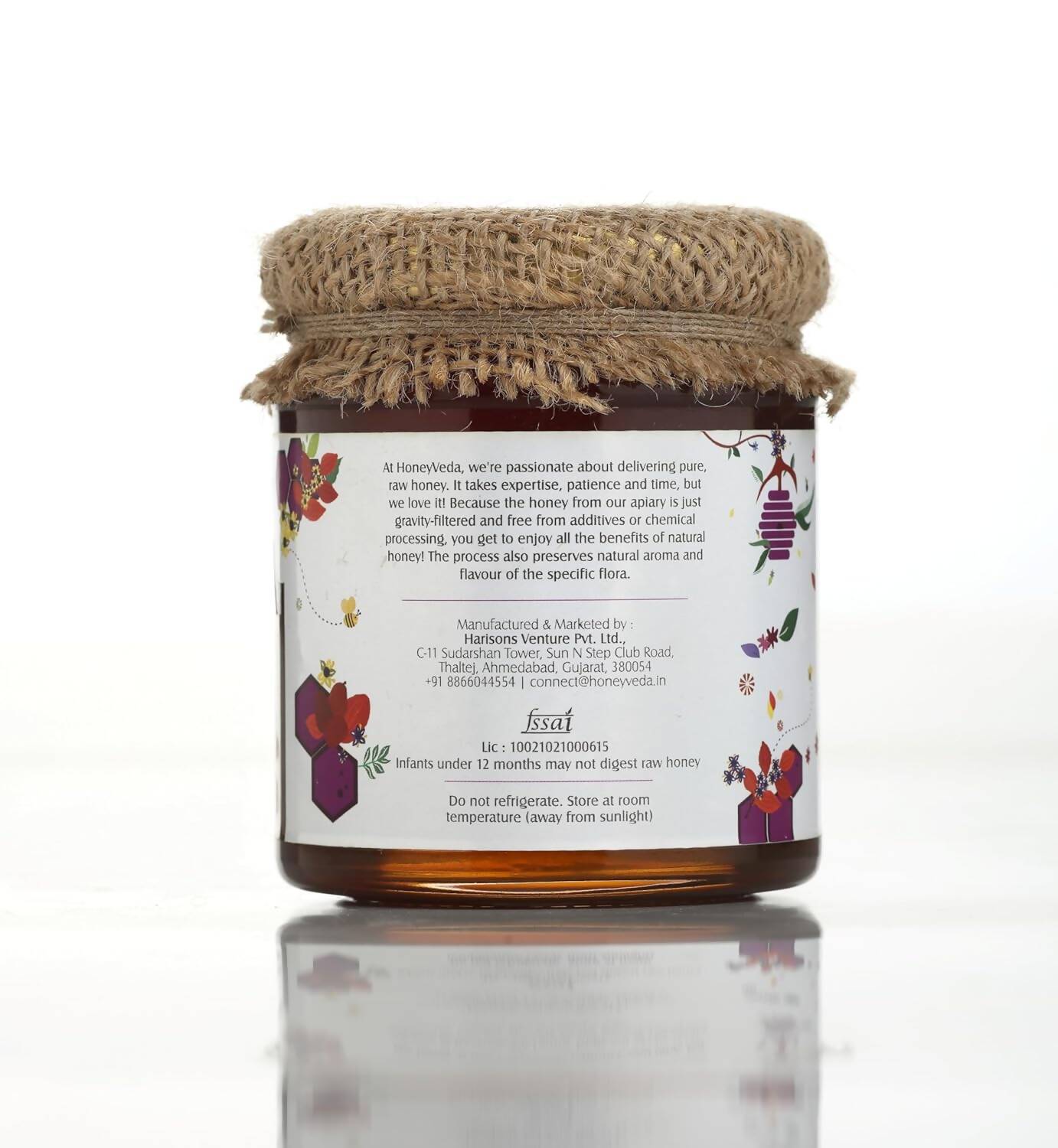 HoneyVeda Jamun Raw Honey | Grocsy