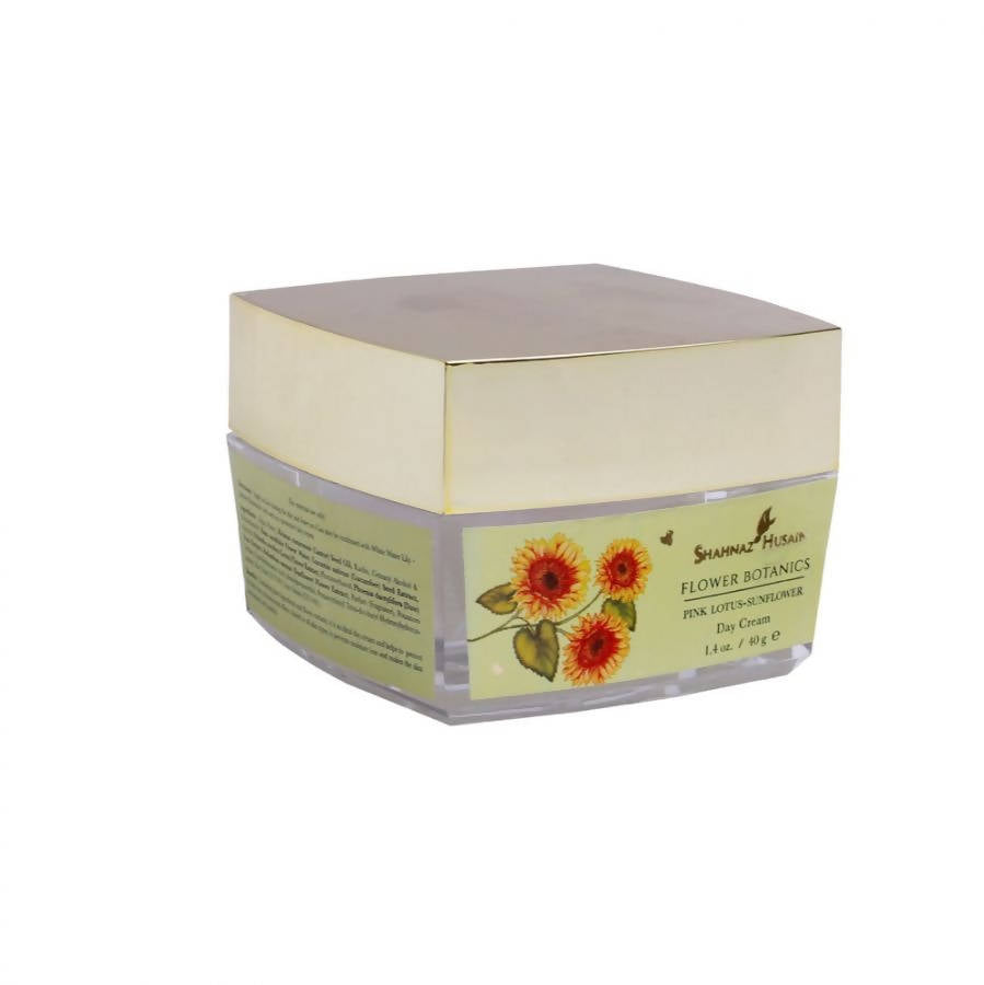 Shahnaz Husain Flower Botanics - Pink Lotus Sunflower Day Cream | Grocsy