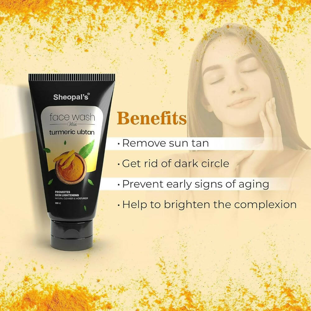 Sheopal's Turmeric Ubtan Face Wash | Grocsy