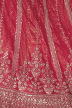 Kesar Fab Pink Jimmy Choo Hand_Woven Lehenga | Grocsy