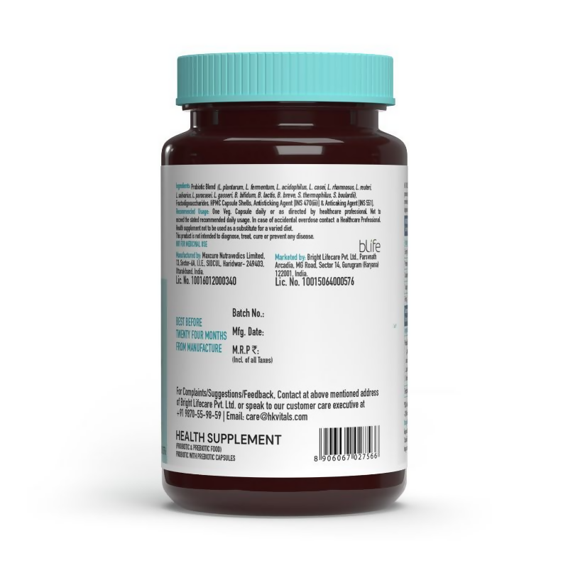 HK Vitals Pre and Probiotics Capsules | Grocsy