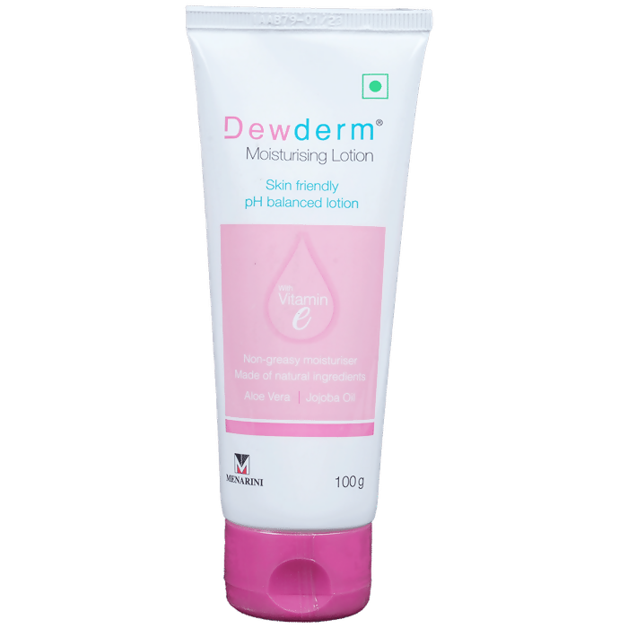 Dewderm Moisturising Lotion with Vitamin E, Aloe Vera & Jojoba Oil | Grocsy