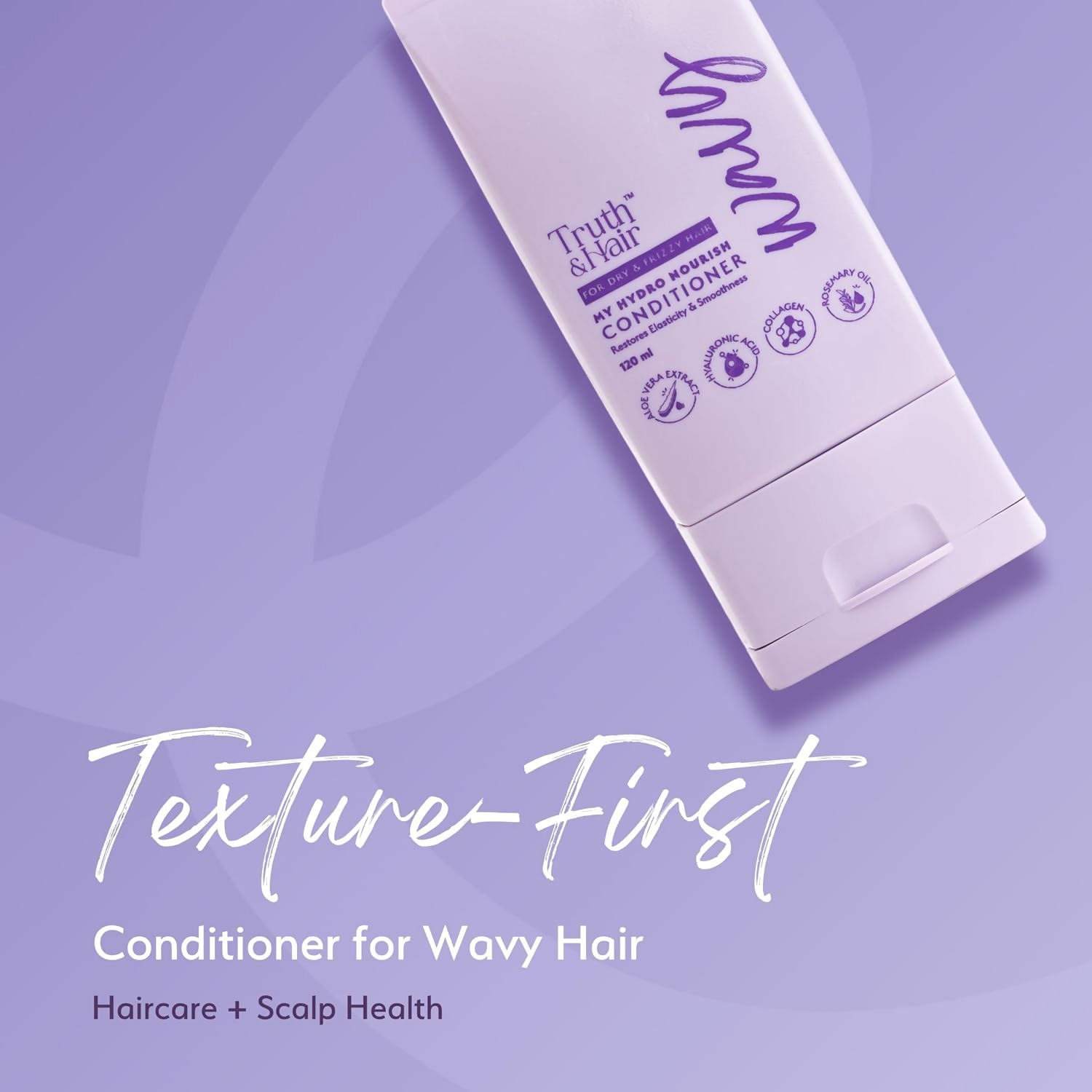 Truth & Hair Hydro Nourish Conditioner For Wavy Hair | Grocsy