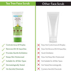 Mamaearth Tea Tree Face Scrub For Skin Purification | Grocsy