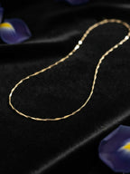 NVR Women Gold Plated Handcrafted Minimal Chain | Grocsy