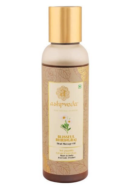 Ashpveda Blissful Bhringraj Head Massage Oil | Grocsy