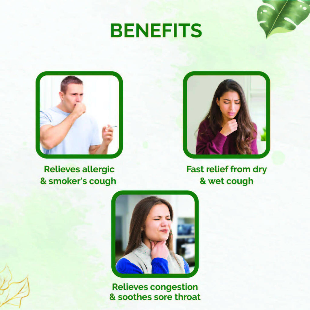 Dr. Vaidya's Tulsi Ginger Cough Syrup | Grocsy
