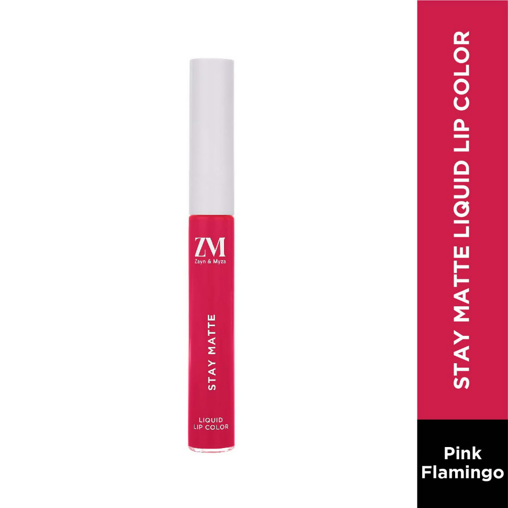Zayn & Myza Stay Matte Liquid Lip Color - 03 Pink Flamingo | Grocsy