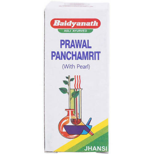 Baidyanath Jhansi Prawal Panchamrit Tablets (Moti Yukta) | Grocsy