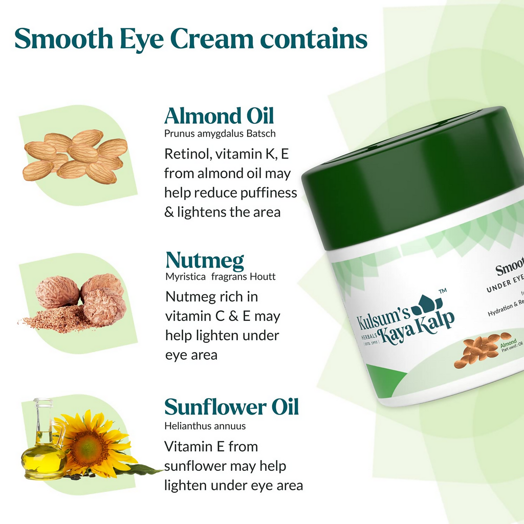 Kulsum's Kaya Kalp Smooth Under Eye Cream | Grocsy