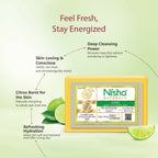 Nisha Lime Body Cleansing Soap Bar | Grocsy