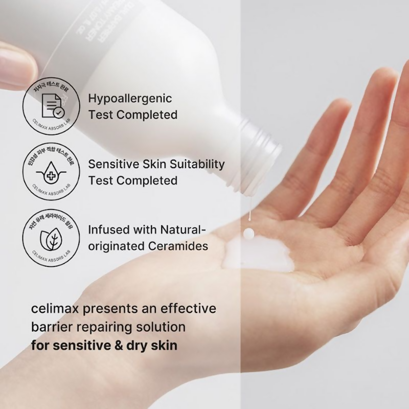 Celimax Dual Barrier Creamy Toner - Korean Skin Care | Grocsy