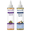 Wishcare Pure & Natural Moroccan Argan Oil & Unrefined Jojoba Oil Combo | Grocsy