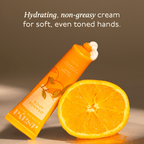 Asaya Orange Hand Cream Softens Dry, Rough Hands For Men & Women | Grocsy